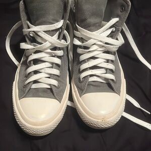 Chuck Taylor Converse, 6.5Y, Gray